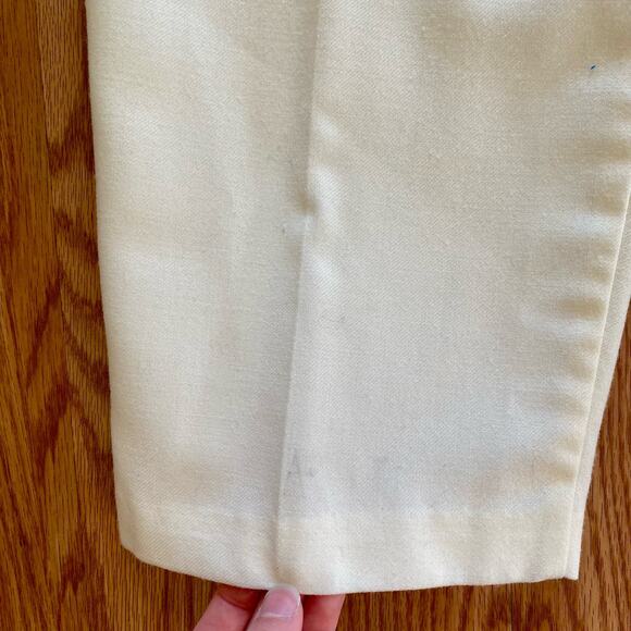 Counterparts Vintage White Pleated Pants Womens 27 Waist - Picture 13 of 15